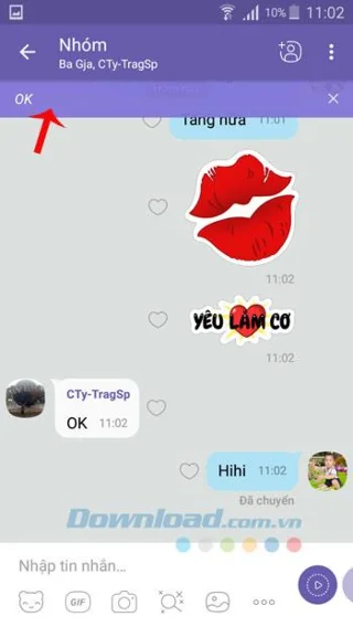نحوه پین ​​کردن پیام ها در گروه چت Viber