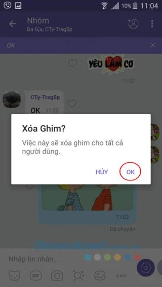 نحوه پین ​​کردن پیام ها در گروه چت Viber