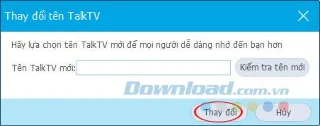 TalkTV खाते का नाम कैसे बदलें