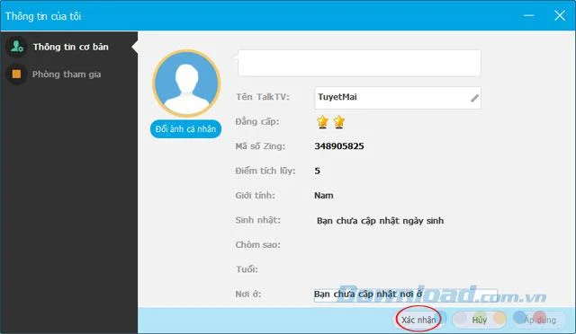 TalkTV खाते का नाम कैसे बदलें