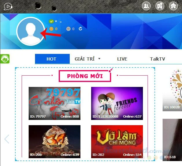 TalkTV खाते की अवतार छवि कैसे बदलें