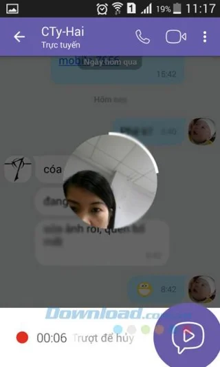 نحوه ارسال پیام های ویدئویی در Viber