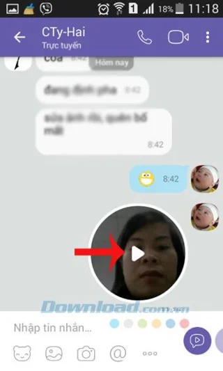 نحوه ارسال پیام های ویدئویی در Viber