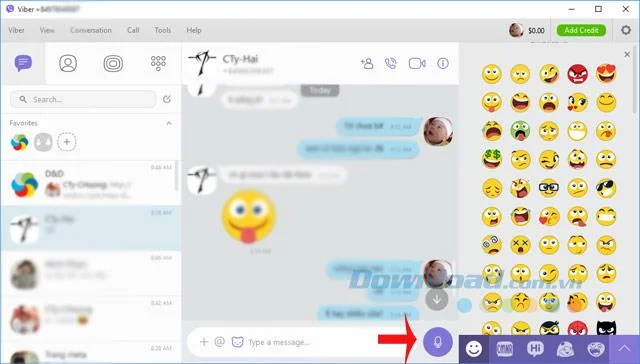دستورالعمل ارسال پیام های صوتی از طریق Viber