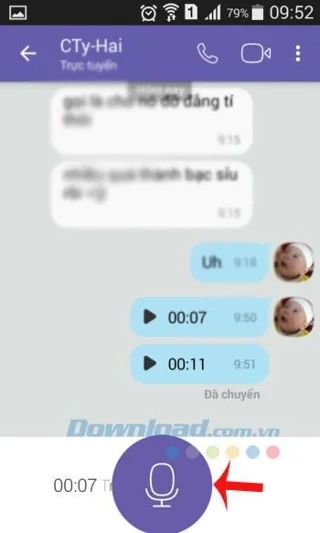 دستورالعمل ارسال پیام های صوتی از طریق Viber