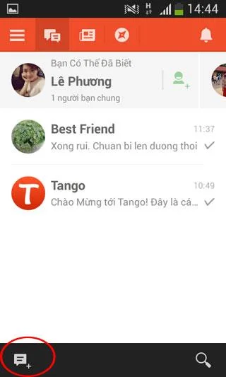 Instructions for using Tango on mobile
