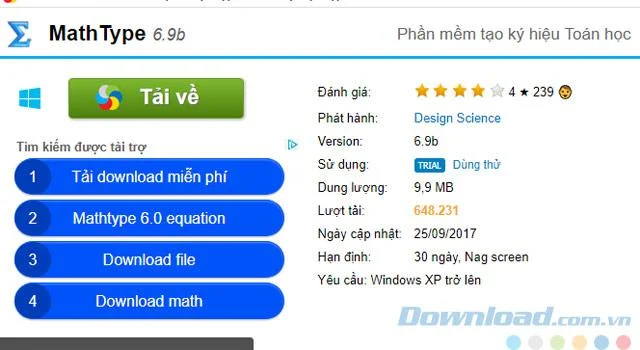 دستورالعمل نحوه بارگیری و نصب MathType در رایانه