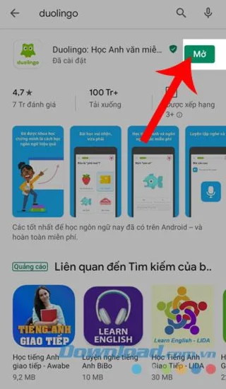 دستورالعمل نصب و استفاده از Duolingo بر روی تلفن خود