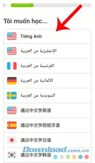 دستورالعمل نصب و استفاده از Duolingo بر روی تلفن خود