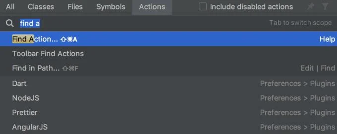 دستورالعمل های لازم برای استفاده از کلیدهای میانبر صفحه کلید هنگام استفاده از WebStorm