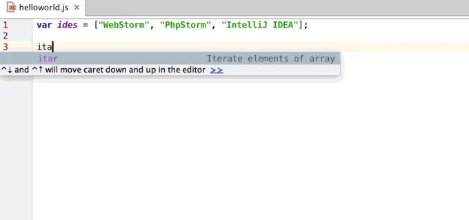 10 میانبر صفحه کلید WebStorm که باید بدانید