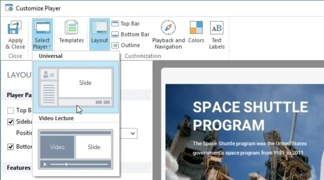 نحوه انتشار سخنرانی در iSpring Suite 9