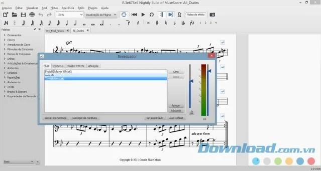 دستورالعمل نصب SoundFont و SFZ برای MuseScore