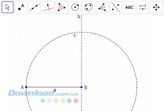 آموزش نحوه رسم مربع با GeoGebra