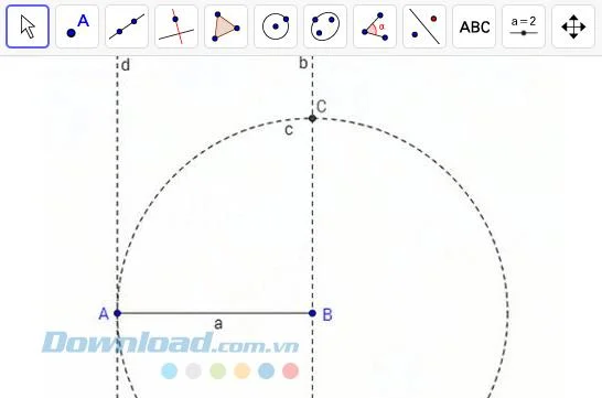 آموزش نحوه رسم مربع با GeoGebra