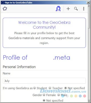 نحوه نصب و استفاده از GeoGebra در رایانه خود