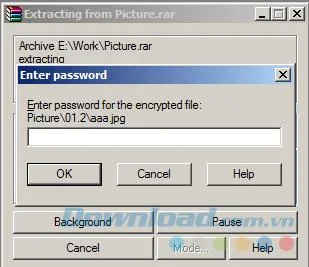 How to set a password for the compressed file with WinRAR and 7-Zip