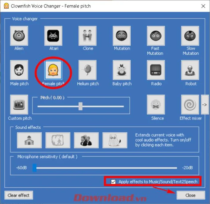 آموزش صدای جعلی توسط نرم افزار Clownfish Voice Changer