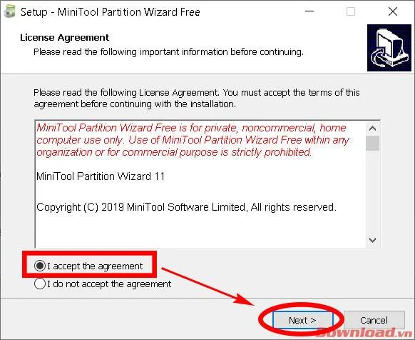 دستورالعمل نصب و استفاده از MiniTool Partition Wizard Free Edition