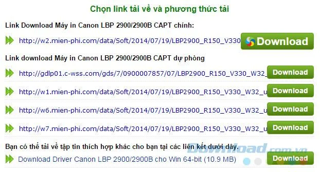 نحوه بارگیری و نصب درایور برای چاپگر Canon LBP 2900 / 2900B