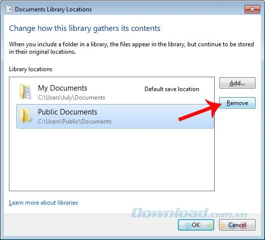 Change the default Download folder on Windows 7/8/10