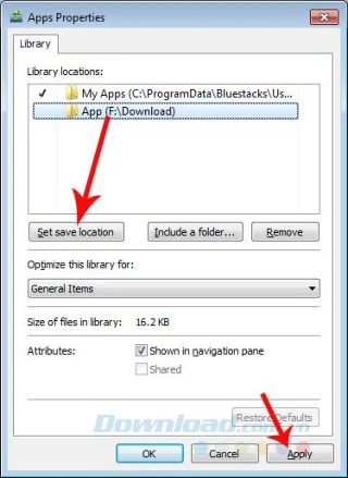 Change the default Download folder on Windows 7/8/10