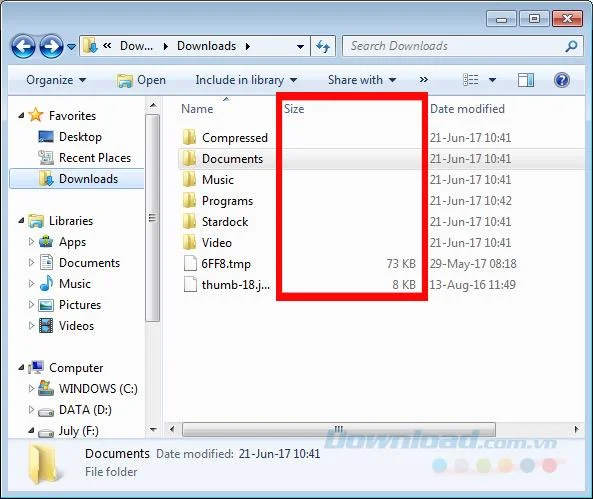 Change the default Download folder on Windows 7/8/10