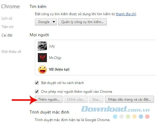 نحوه ورود به چندین حساب در Google Chrome