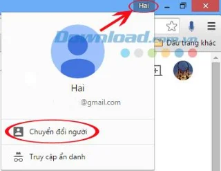 نحوه ورود به چندین حساب در Google Chrome