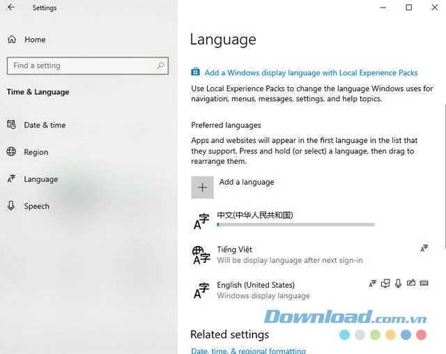 Instructions for installing Chinese keyboard on computer