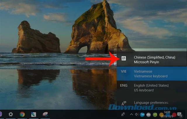 Instructions for installing Chinese keyboard on computer