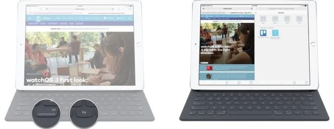نحوه باز کردن دو پنجره سافاری در کنار هم با Split View در iPad