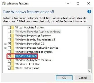 نحوه فعال سازی و استفاده از Windows Sandbox در ویندوز 10