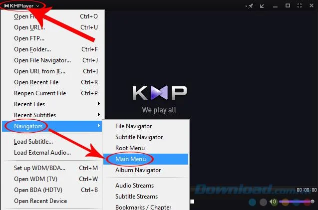 How to change the language of KMPlayer