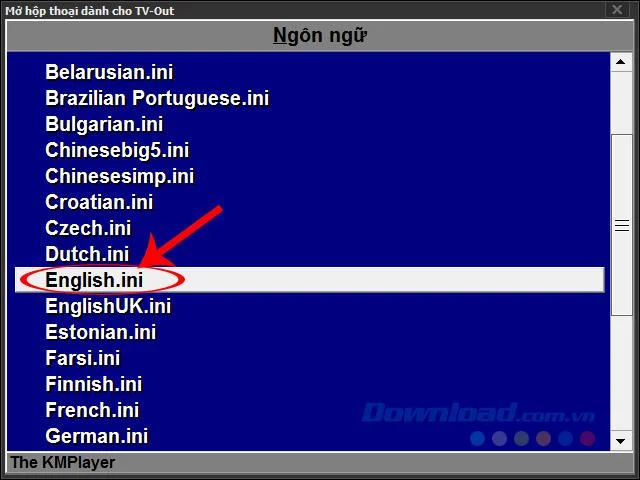How to change the language of KMPlayer