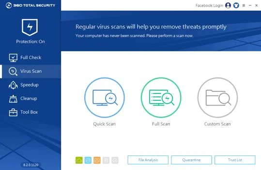 Guide to clean your computer with 360 Total Security