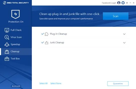 Guide to clean your computer with 360 Total Security