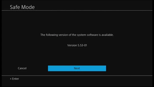 راهنمای به روزرسانی دستی برای PlayStation 4 یا Pro