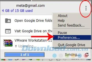 ویژگی راه اندازی رایانه Google Drive را خاموش کنید