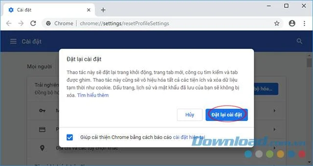 نحوه بازیابی تنظیمات پیش فرض برای مرورگر Chrome