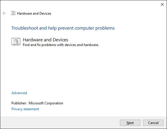 How to fix touch screen error on Windows 10