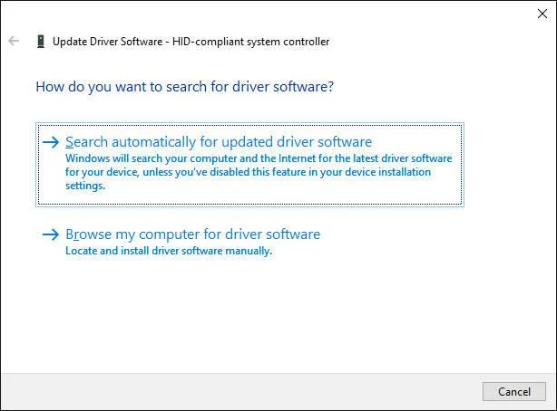 How to fix touch screen error on Windows 10