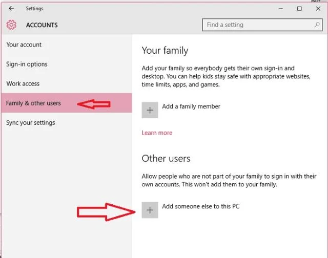 Ways to activate Guest mode on Windows 10