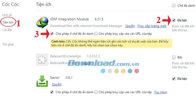 نحوه تعمیر IDM بطور خودکار لینک دانلود روی Coc Coc را شروع می کند
