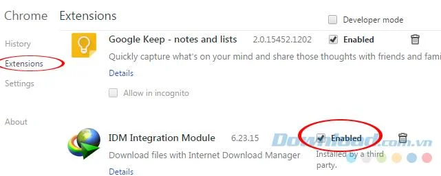 نحوه روشن و خاموش کردن IDM در Chrome ، Firefox ، Internet Explorer