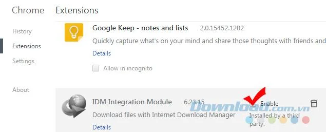 نحوه روشن و خاموش کردن IDM در Chrome ، Firefox ، Internet Explorer