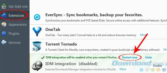 نحوه روشن و خاموش کردن IDM در Chrome ، Firefox ، Internet Explorer
