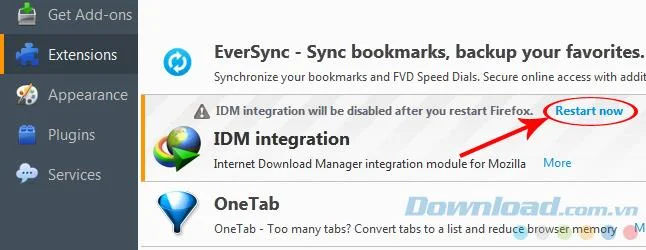 نحوه روشن و خاموش کردن IDM در Chrome ، Firefox ، Internet Explorer