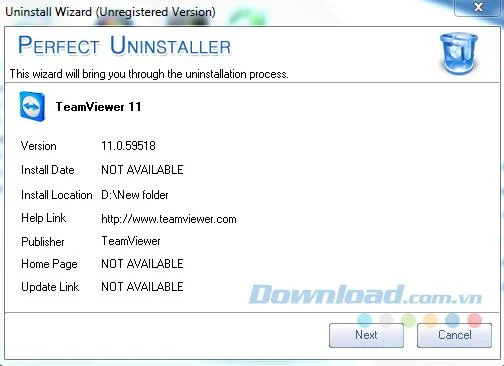 Arahan mengenai cara membuang TeamViewer sepenuhnya dari komputer