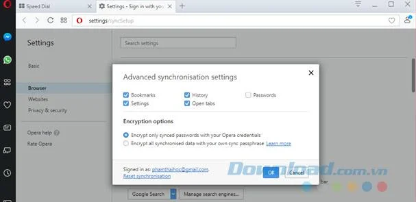 How to synchronize bookmarks, extensions and web browser data on all devices